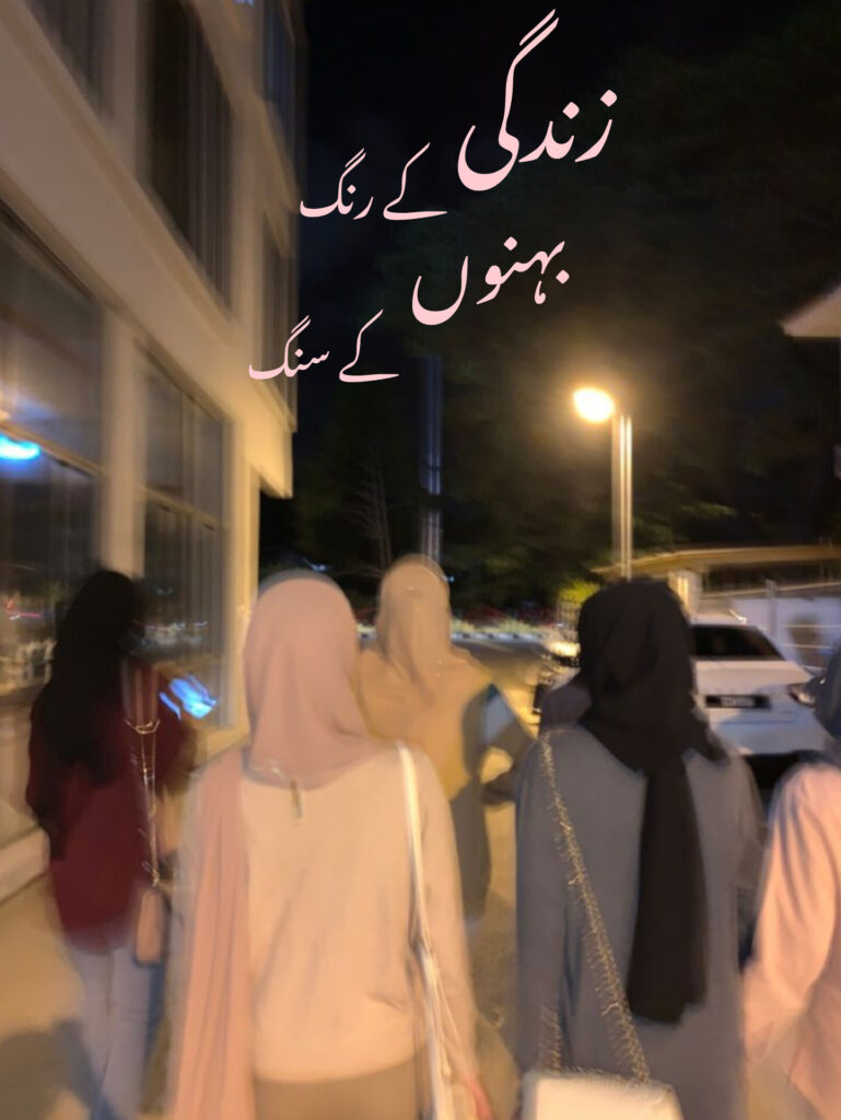 Cover image the urdu novel zindagi ke rang bahno ke sang a five girls way available to read online for free on Safar_e_adab
